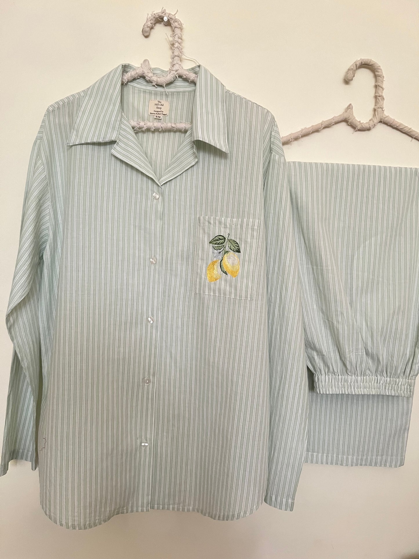 Lemon Stripe Pj Set