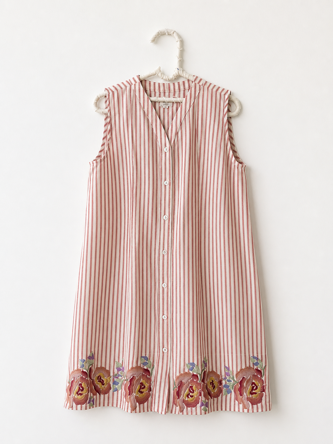 Embroidered Shift Dress