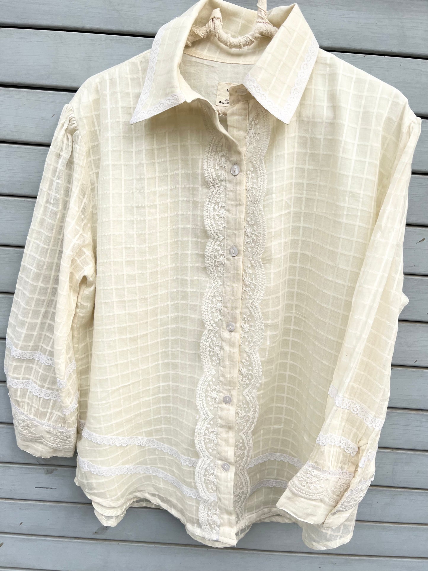 Ivory Lace Shirt