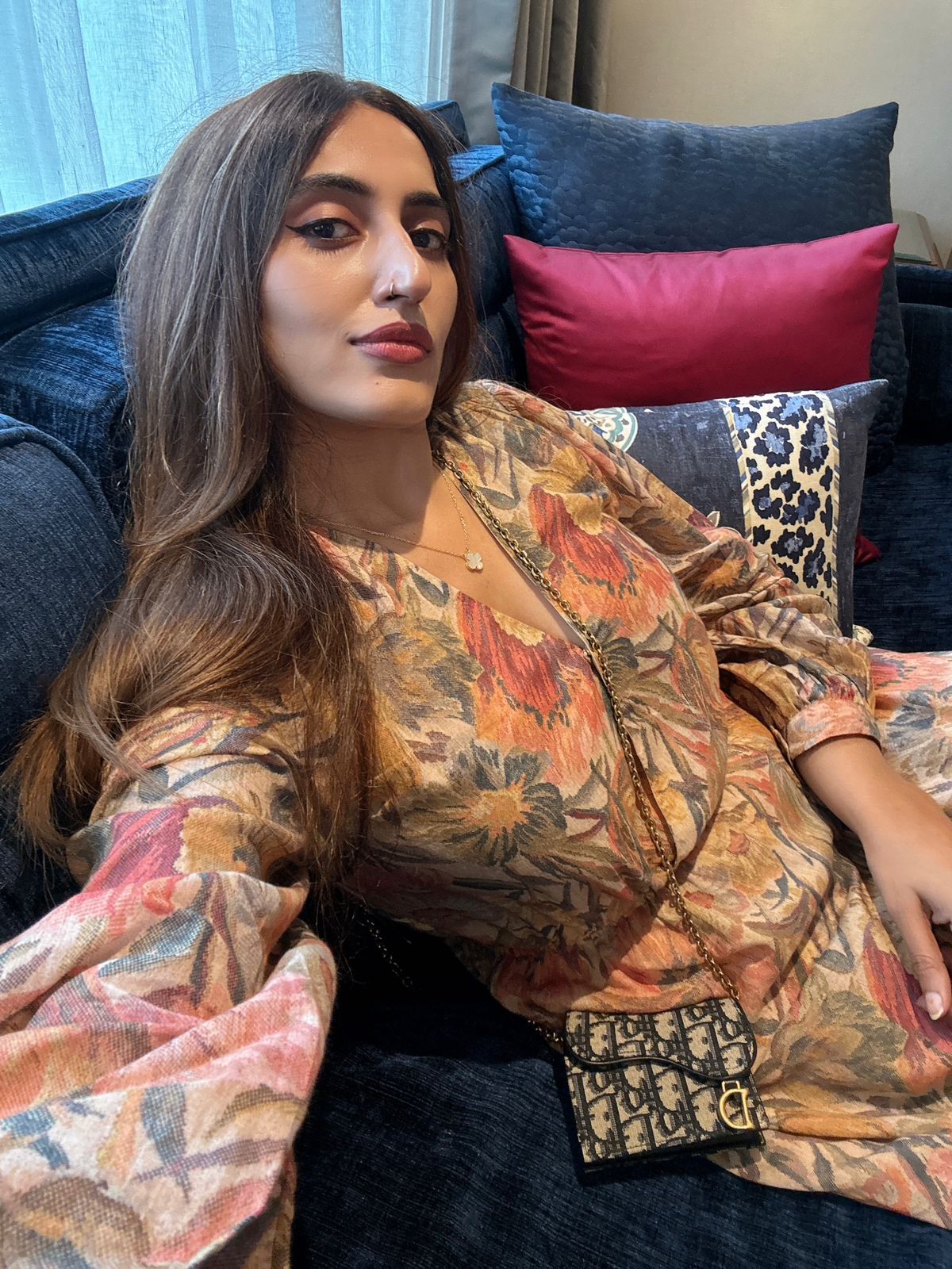 Jacquard Floral Maxi