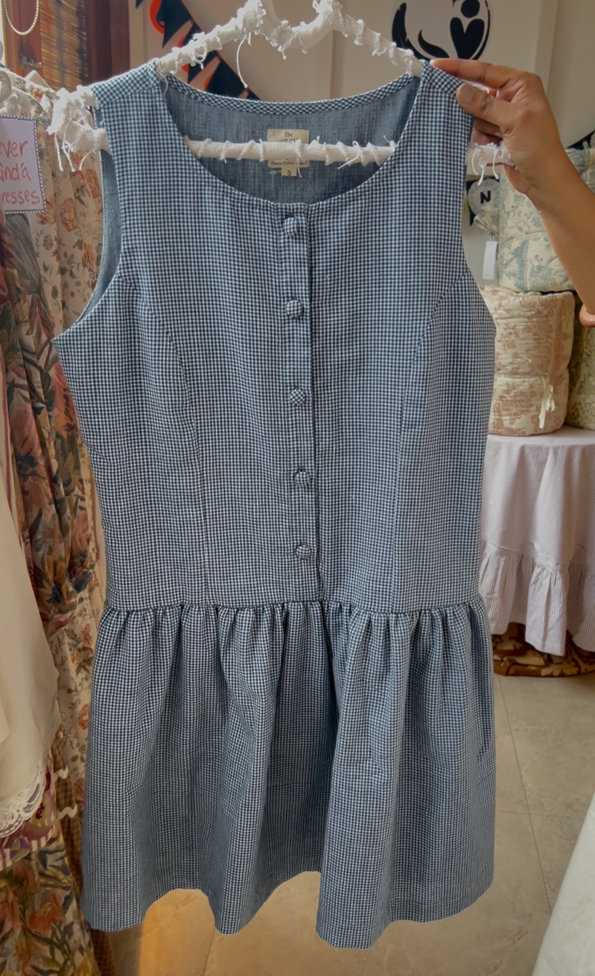 Blue Gingham Dress