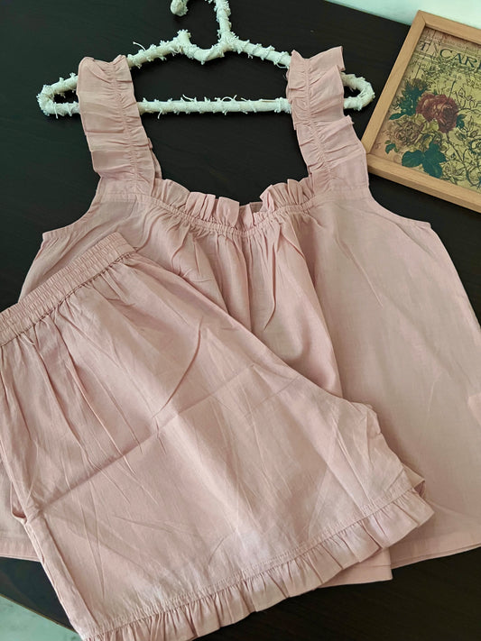 Ruffle Pj Short Set