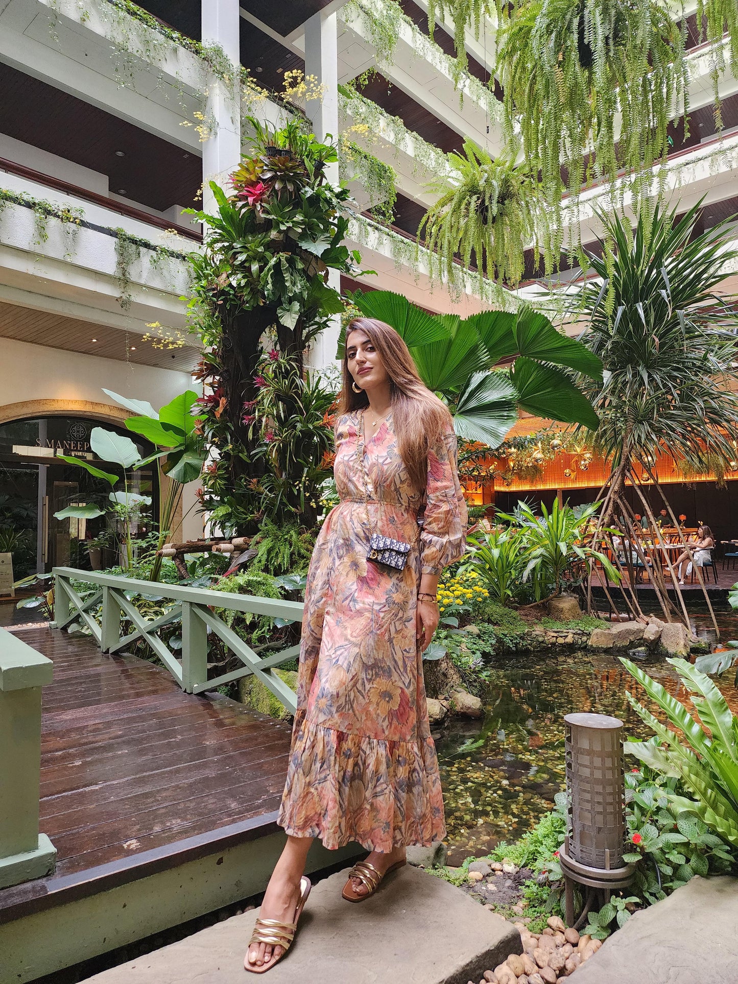 Jacquard Floral Maxi