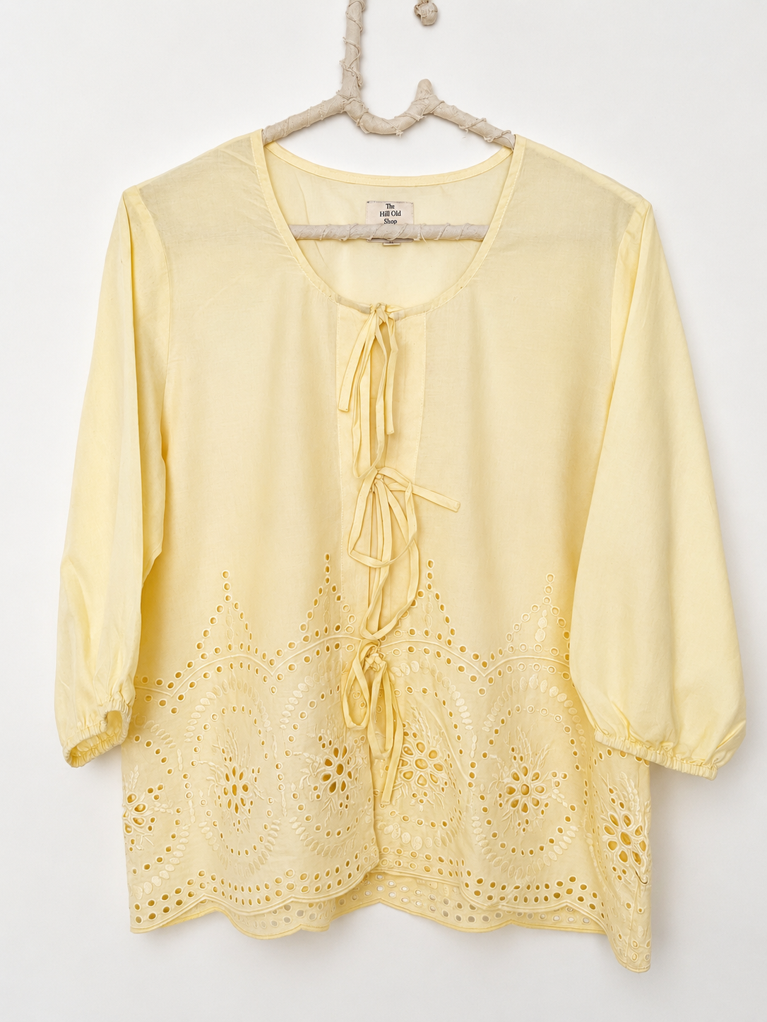 Butter Yellow Tie-up Top