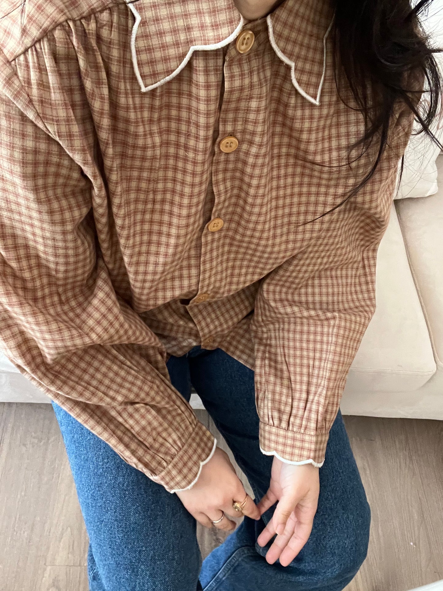 Gingham Check Shirt