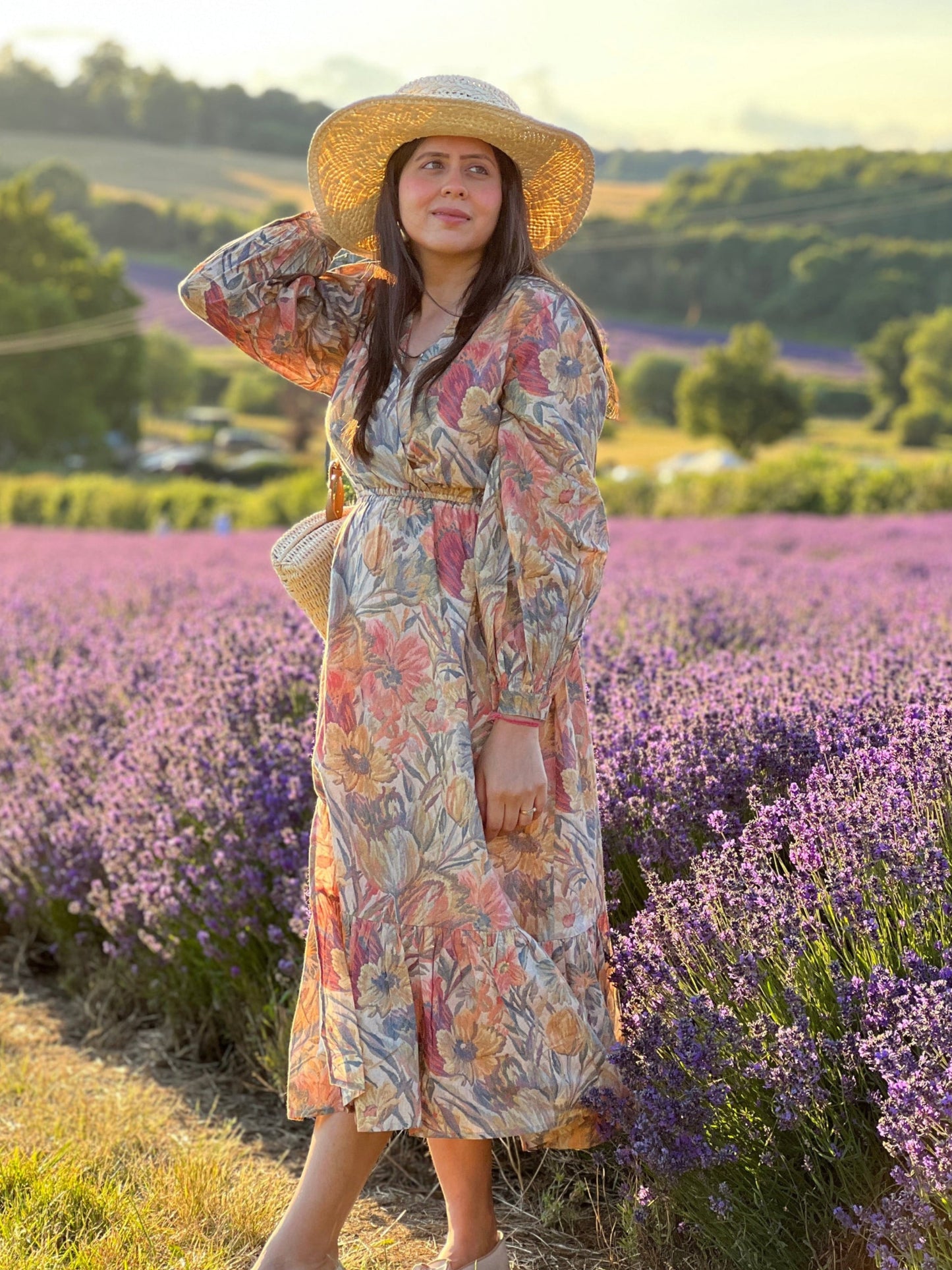 Jacquard Floral Maxi