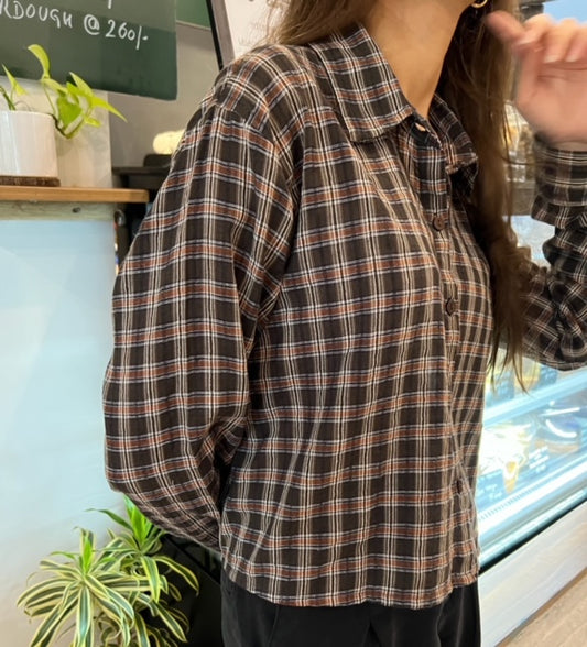 Olive Check Shirt