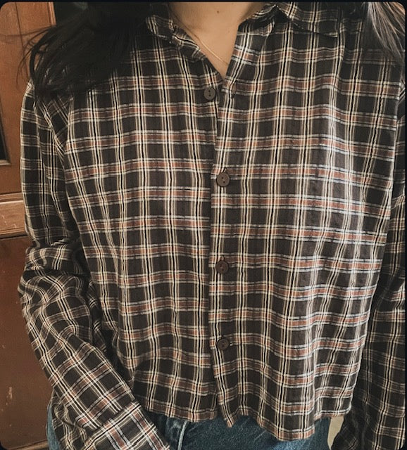 Olive Check Shirt