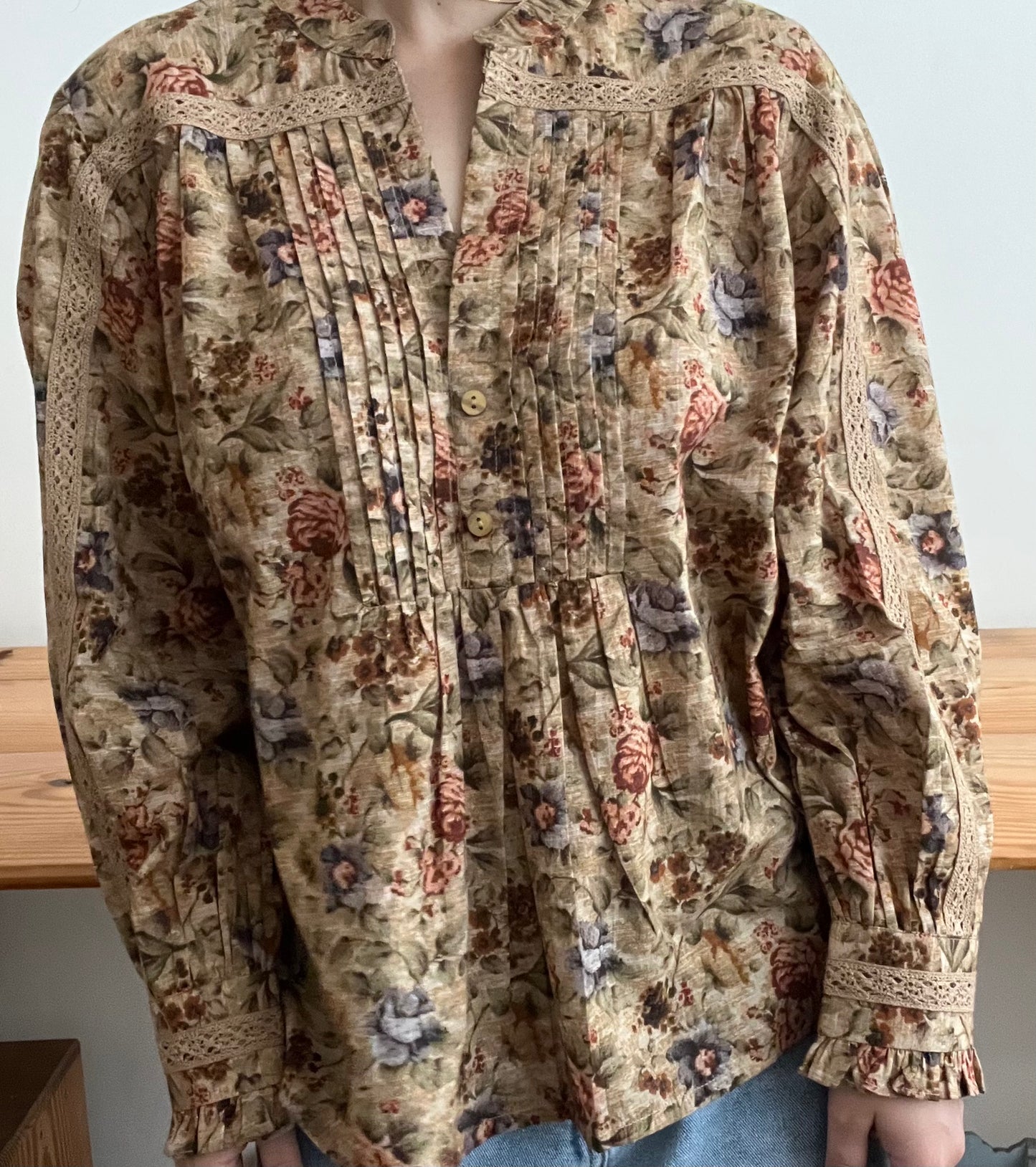 Antique Rosette Blouse