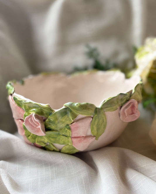 Pink Rose Bowl