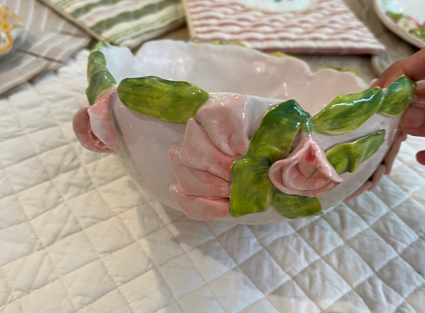 Pink Rose Bowl