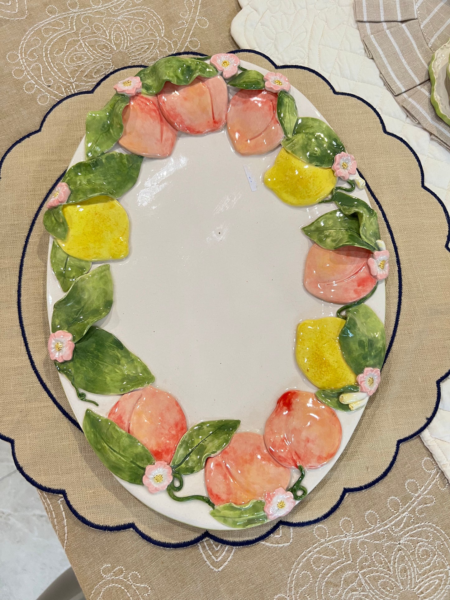 Lemon & Peach Platter