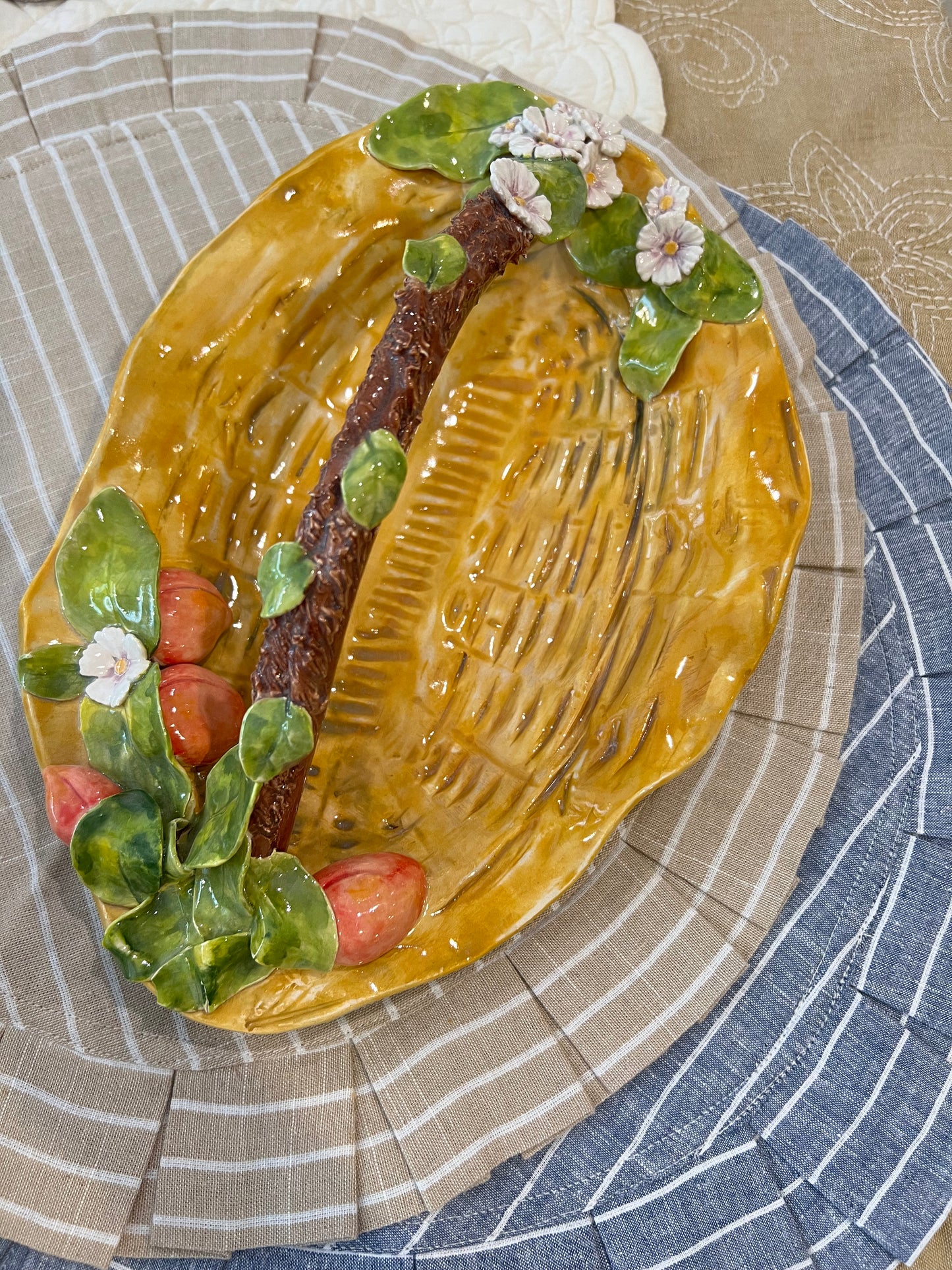 Mustard Serving Platter