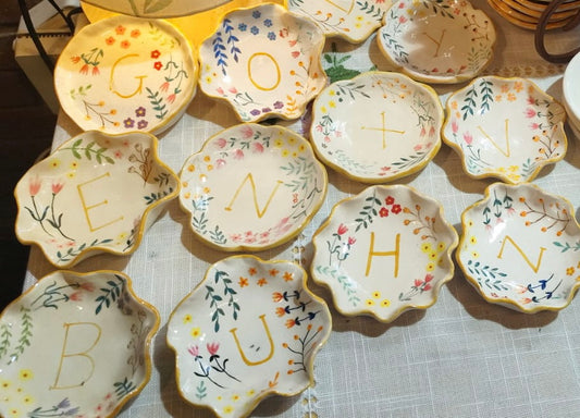 Alphabet Trinket Plate