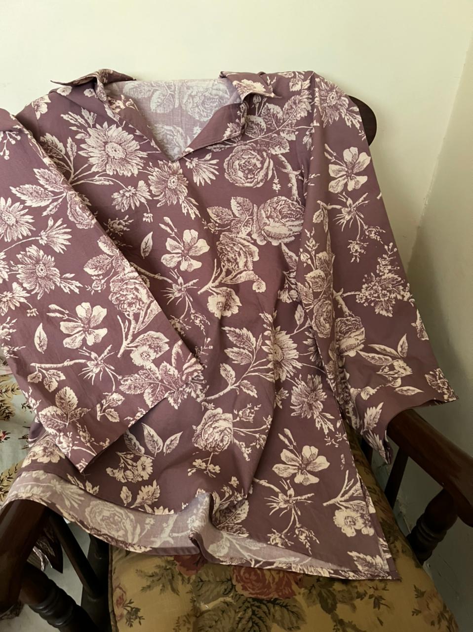 Pink Floral Tunic