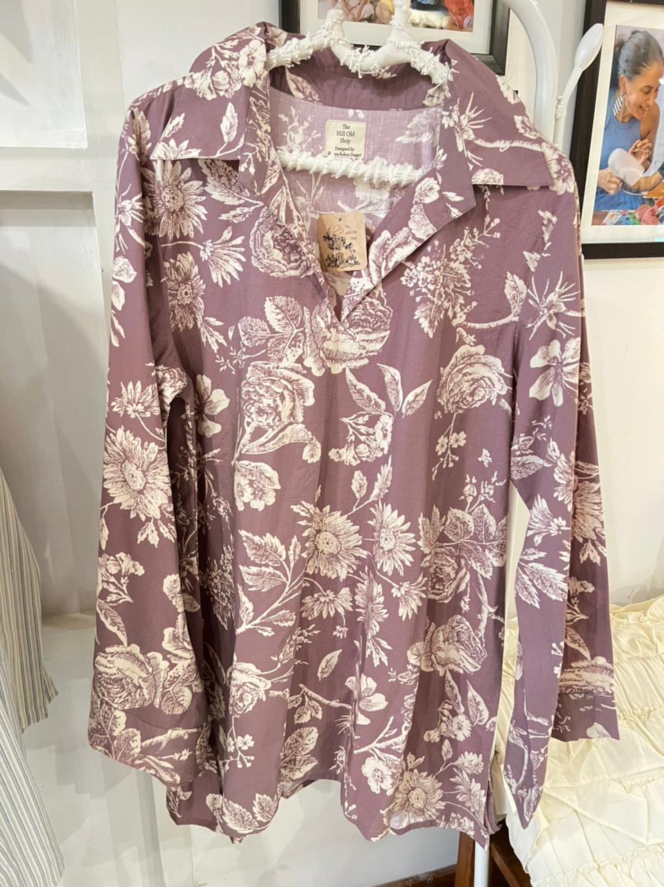 Pink Floral Tunic