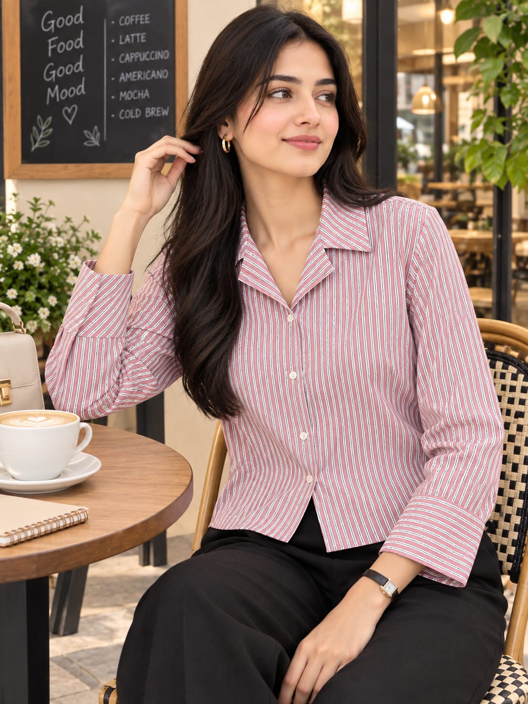 Pink Stripes Shirt